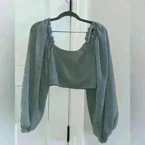 Long Sleeve Shein Blouse - Picture 2 of 3